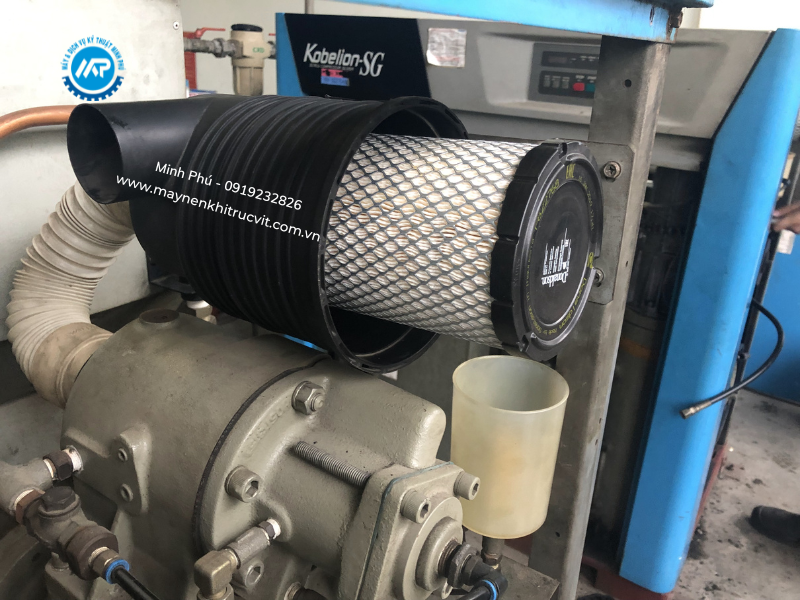Bảo dưỡng máy nén khí Kobelco 37Kw SG720A-37