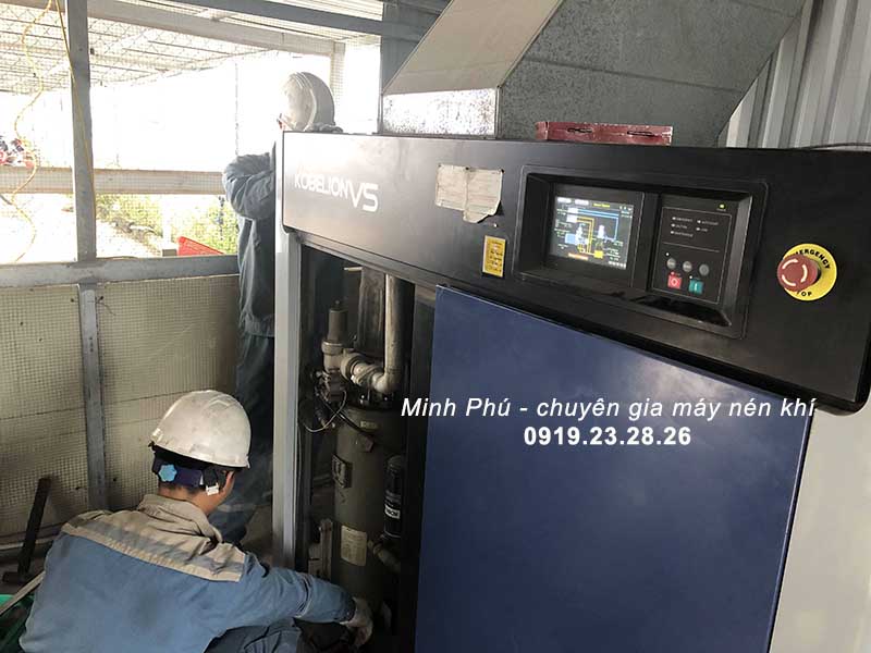 Máy nén khí Kobelco AG370 vận hành như thế nào?