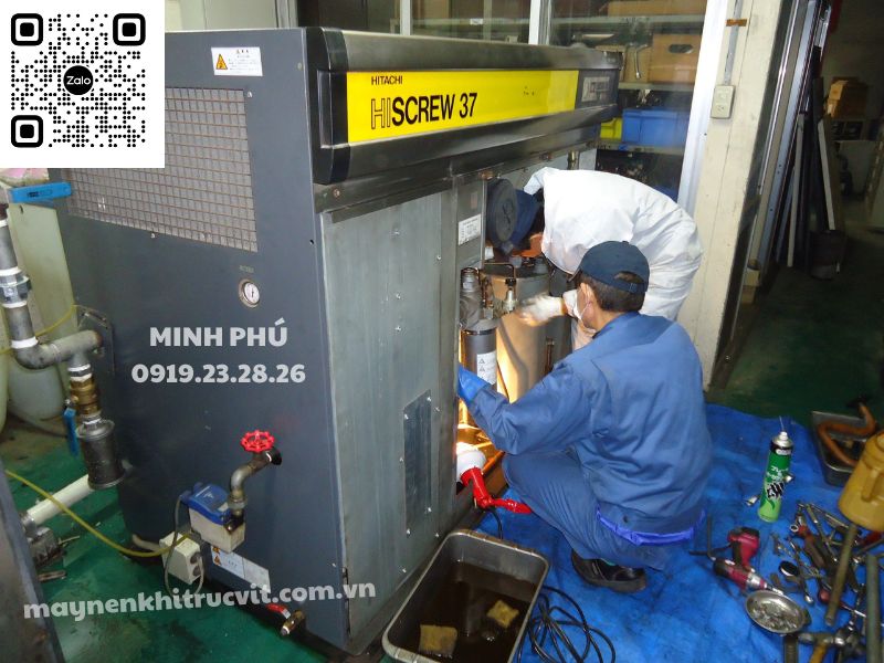 Xử lý khi máy nén khí Hitachi không khởi động được
