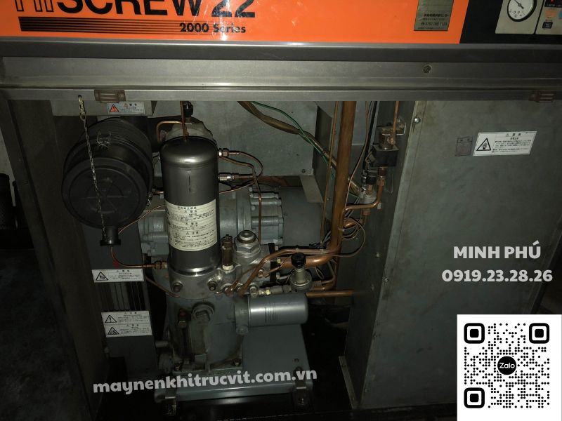 Thay thế lọc dầu máy nén khí Hitachi - Bảo dưỡng máy nén khí Hitachi