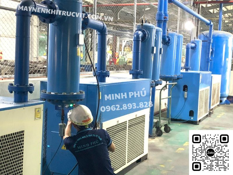 Dịch vụ bảo dưỡng máy nén khí Hitachi tại Minh Phú