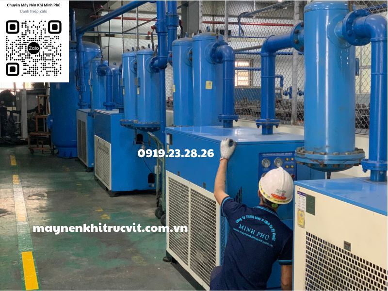 Xử lý sử cố máy nén khí Hitachi hoạt động bị nhiệt độ cao