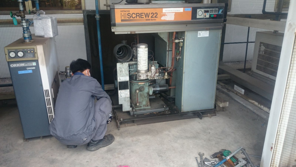 Bảo dưỡng máy nén khí Hitachi 22Kw