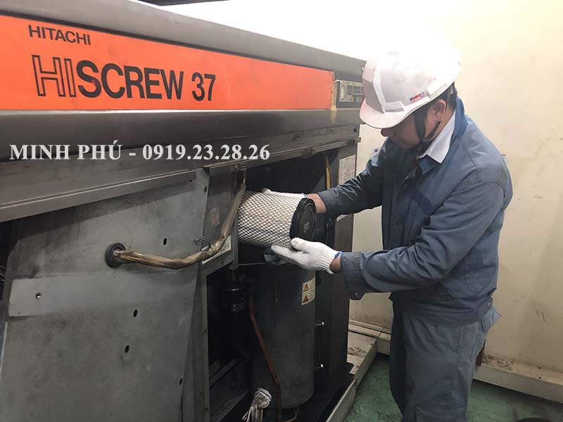 Sửa chữa máy nén khí Hitachi 37Kw