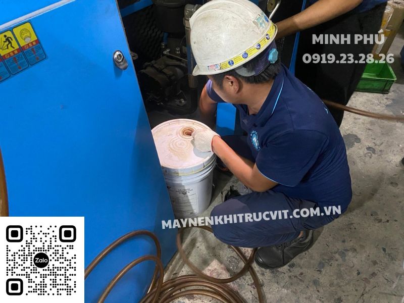 Hiện tượng keo dầu ở máy nén khí Kobelco