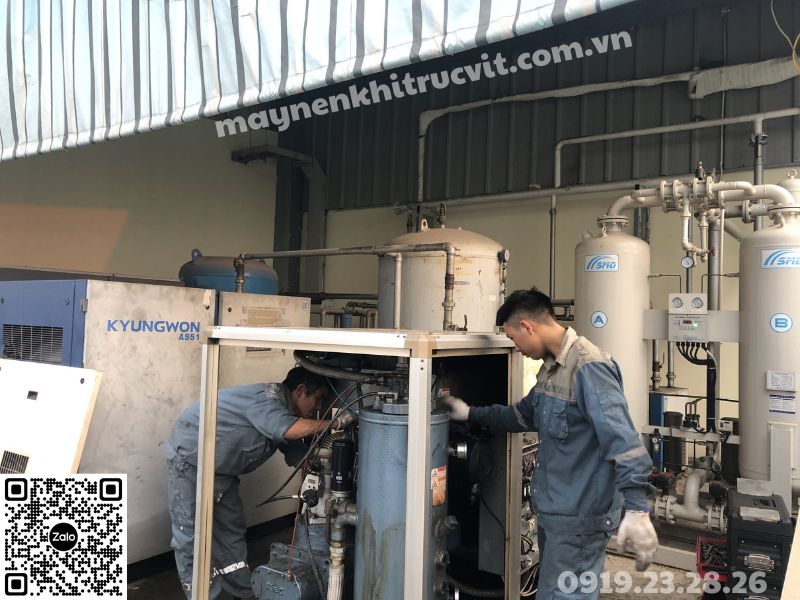 Sửa chữa máy nén khí KyungWon