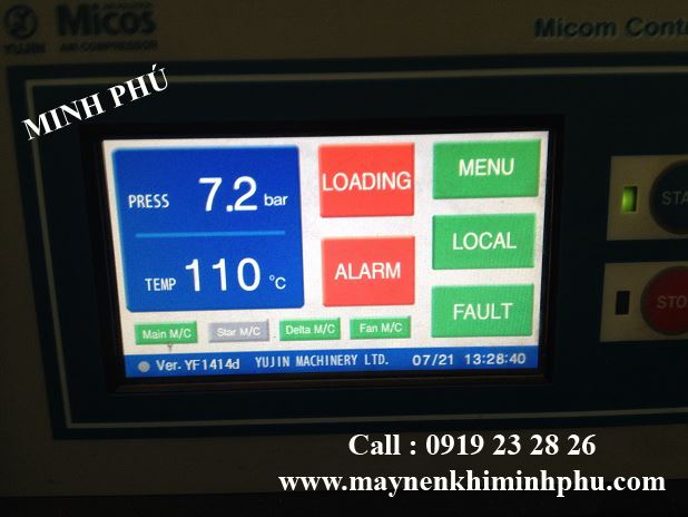 Nhiệt độ cao máy nén khí trục vít, Bảo dưỡng máy nén khí Micos, Sửa chữa máy nén khí Micos, Compressors equipment maintenance