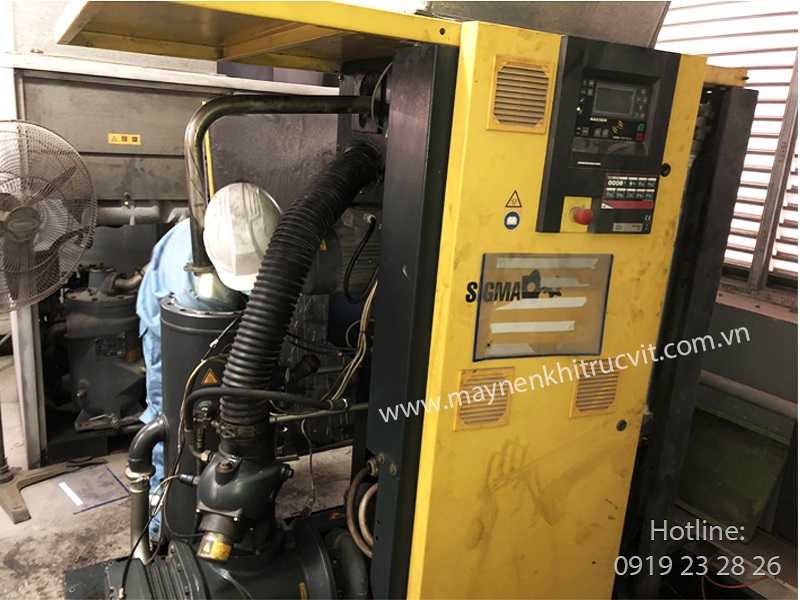 Dịch vụ bảo dưỡng - sửa chữa máy nén khí Kaeser tại Minh Phú, Service of Kaeser air compressor repair.