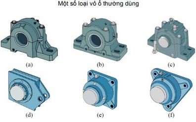 vo o lan thuong dung, vỏ ổ lăn máy nén khí, vòng bi máy nén khí