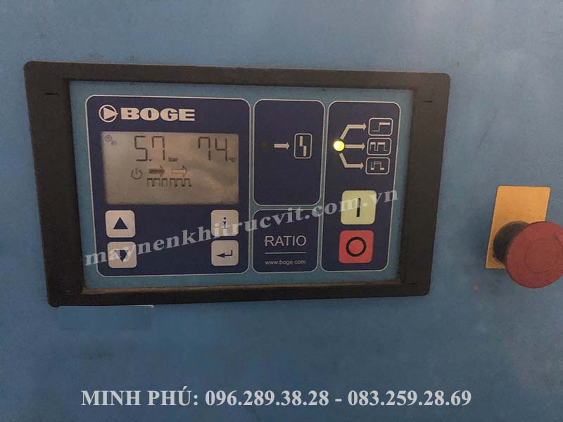 4 buoc cai dat thong so man hinh may nen khi boge,bao duong may nen khi, sua chua may nen khi, bảo dưỡng máy nén khí, sửa chữa máy nén khí, ai compressor repair service, air compressormaintanece service