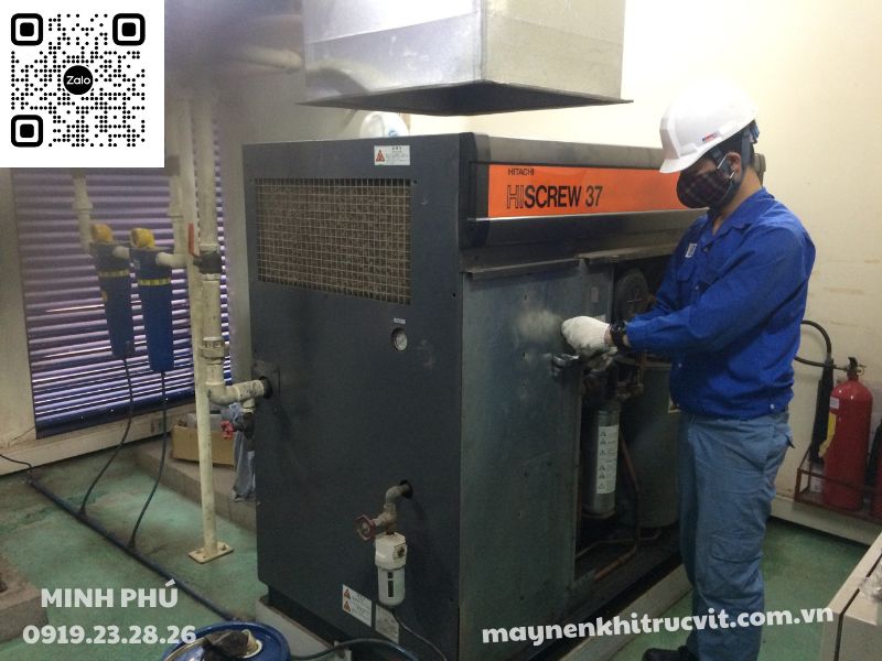 Lọc gió máy nén khí Hitachi, bảo dưỡng máy nén khí Hitachi, Sửa chữa máy nén khí Hitachi, Hitachi air compressor, bao duong may nen khi hitachi, sua chua may nen khi hitachi,Máy nén khí Hitachi vận hành quá tải, bảo dưỡng máy nén khí Hitachi, 