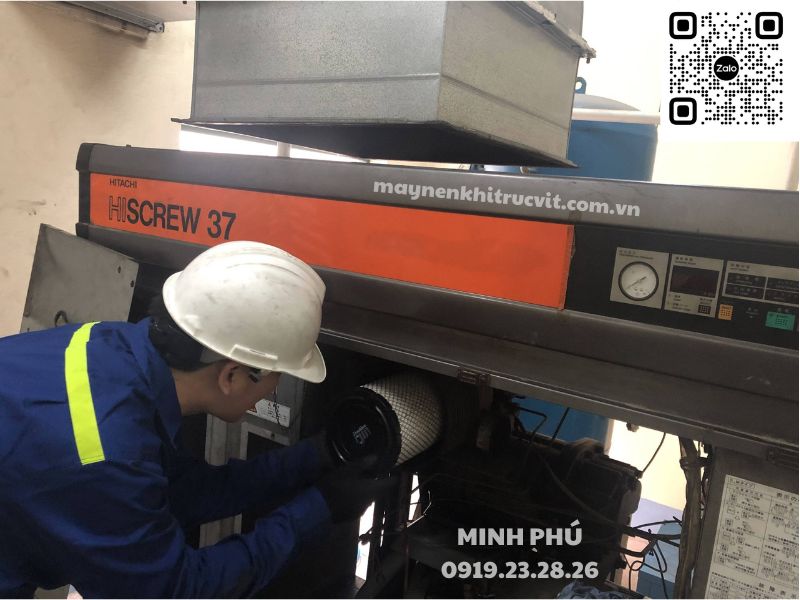 đầu nén máy nén khí, máy nén khí trục vít, bảo dưỡng máy nén khí, đại tu máy nén khí, bao duong may nen khi, air compressor