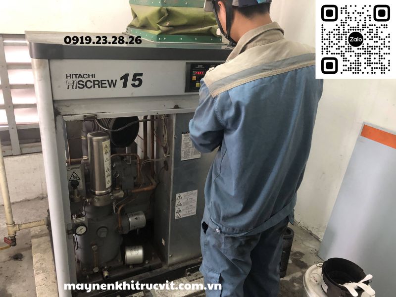 Sự cố máy nén khí Hitachi bị quá dòng, Bảo dưỡng máy nén khí Hitachi giá rẻ, Sửa chữa máy nén khí Hitachi uy tín, bao duong may nen khi hitachi gia re, sua chua may nen khi hitachi uy tin, hitachi air compressor,