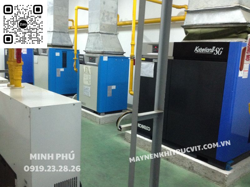 Lắp đặt phòng máy nén khí Kobelco, Bảo dưỡng máy nén khí Kobelco, Sửa chữa máy nén khí Kobelco, Kobelco air compressor repair, Bao duong may nen khi Kobelco uy tin, Sua chua may nen kho Kobelco gia re,