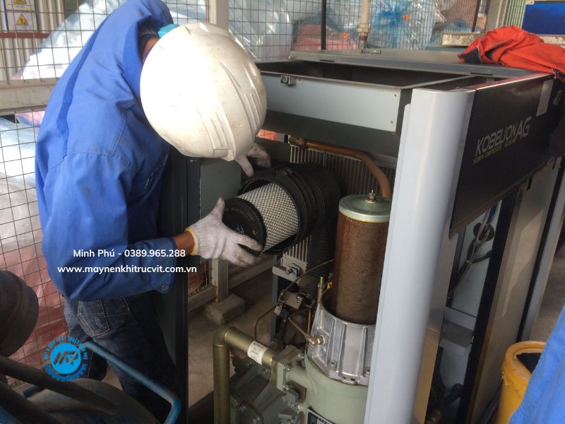 5 lý do nên bảo dưỡng máy nén khí Kobelco tại Minh Phú, Bảo dưỡng máy nén khí Kobelco AG, Kobelco air compressor, Sửa chữa máy nén khí Kobelco SG uy tin, Bao duong may nen khi Kobelco tai phu tho,