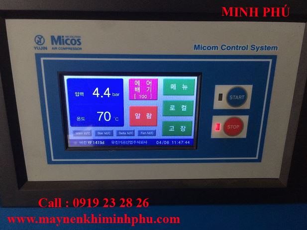 man hinh may nen khi micos 37,bao duong may nen khi, sua chua may nen khi, bảo dưỡng máy nén khí, sửa chữa máy nén khí, air compressor repair service, air compressor maintanece service