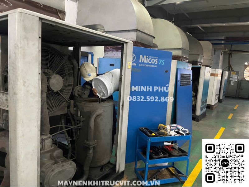 Bảo dưỡng máy nén khí Micos, Sửa chữa máy nén khí Micos, Micos air compressor repair sevice, Bao duong may nen khi Micos, Sua chua may nen khi Micos,