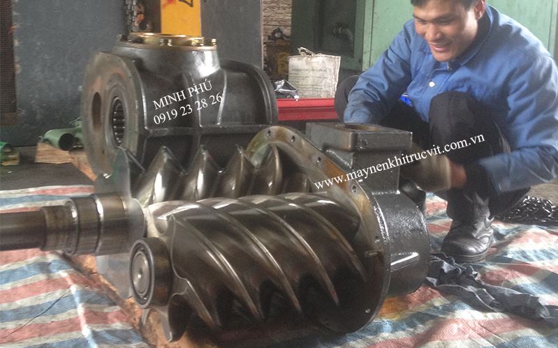 thay bi dau nen may nen khi micos 150v,bao duong may nen khi, sua chua may nen khi, bảo dưỡng máy nén khí, sửa chữa máy nén khí, air compressor repair service, air compressor maintanece service