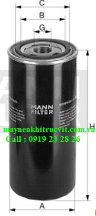 loc dau mann filter wd940,Mann oil filter  WD940