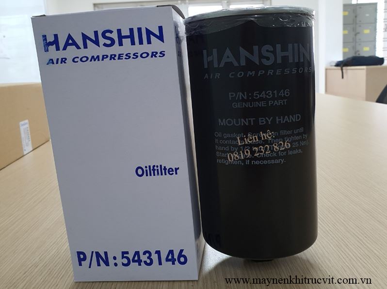 loc dau may nen khi hanshin, lọc dầu máy nén khí Hanshin GRH3-30A