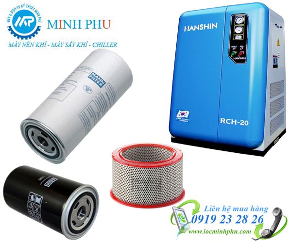 phu tung may nen khi hanshin rch 20, Phụ tùng máy nén khí Hanshin RCH 20