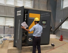 Atlas Copco screw air compressor repair and maintenance