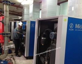 Yujin Micos srew air compressor repair and maintenance