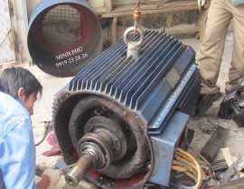 Motor repair of air compressor