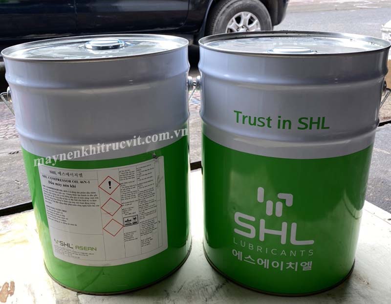 Dầu máy nén khí SHL Oil Air Compressor, dau may nen khi, dầu máy nén khí, air compressor oil,dầu máy nén khí trục vít