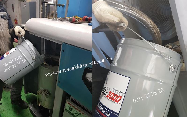 thay dau may nen khi hanshin nxl3000,Dầu máy nén khí Hanshin NXL-3000, dau may nen khi Hanshin, dau may nen khi, nhớt máy nén khí, nhot may nen khi, Hanshin compressor oil