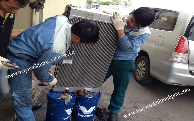 thay dau may nen khi valvoline, huong dan thay dau may nen khi valvoline, dau may nen khi valvoline, dau valvoline