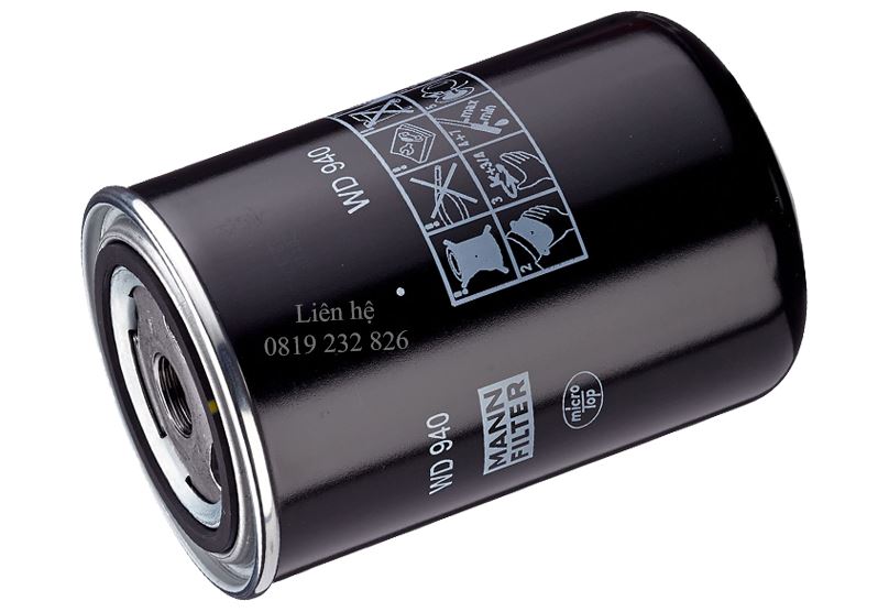 loc dau may nen khi wd940,loc dau may nen khi, lọc dầu máy nén khí, phụ tùng máy nén khí, phu tung may nen khi, lọc nhớt máy nén khí, loc nhot may nen khi, compressor oil filter