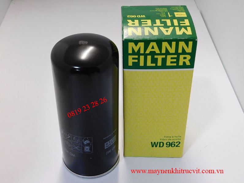 loc dau wd962,loc dau may nen khi, lọc dầu máy nén khí, phụ tùng máy nén khí, phu tung may nen khi, lọc nhớt máy nén khí, loc nhot may nen khi, compressor oil filter